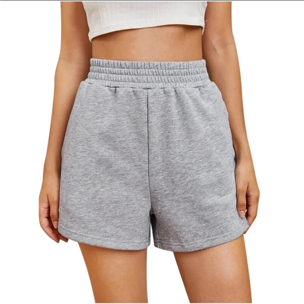 Women's Gray Sweat Shorts